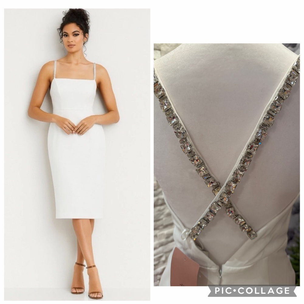 NWT SACHIN & BABI  White TALLULAH for BHLDN Anthropologie size 4